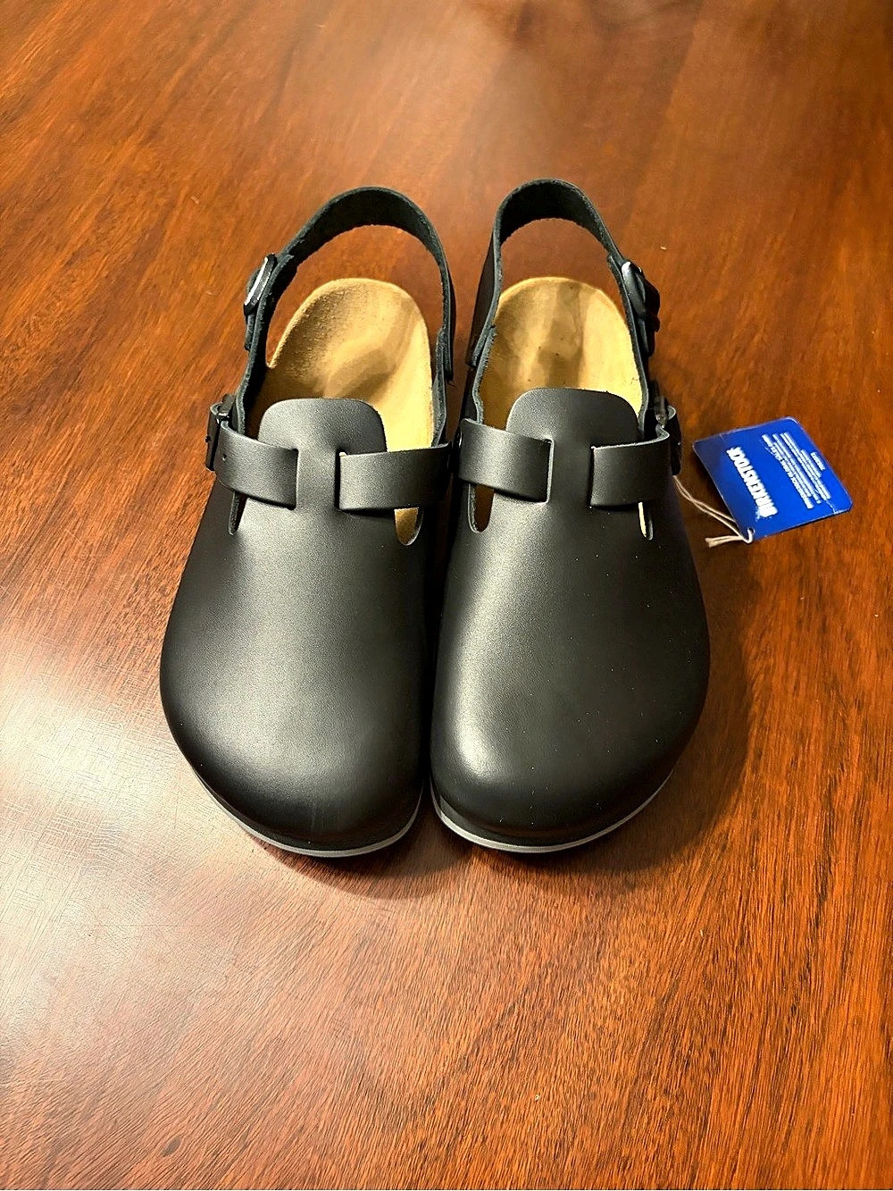 Birkenstock Boston Leather Clogs Black EU 41 NWT
